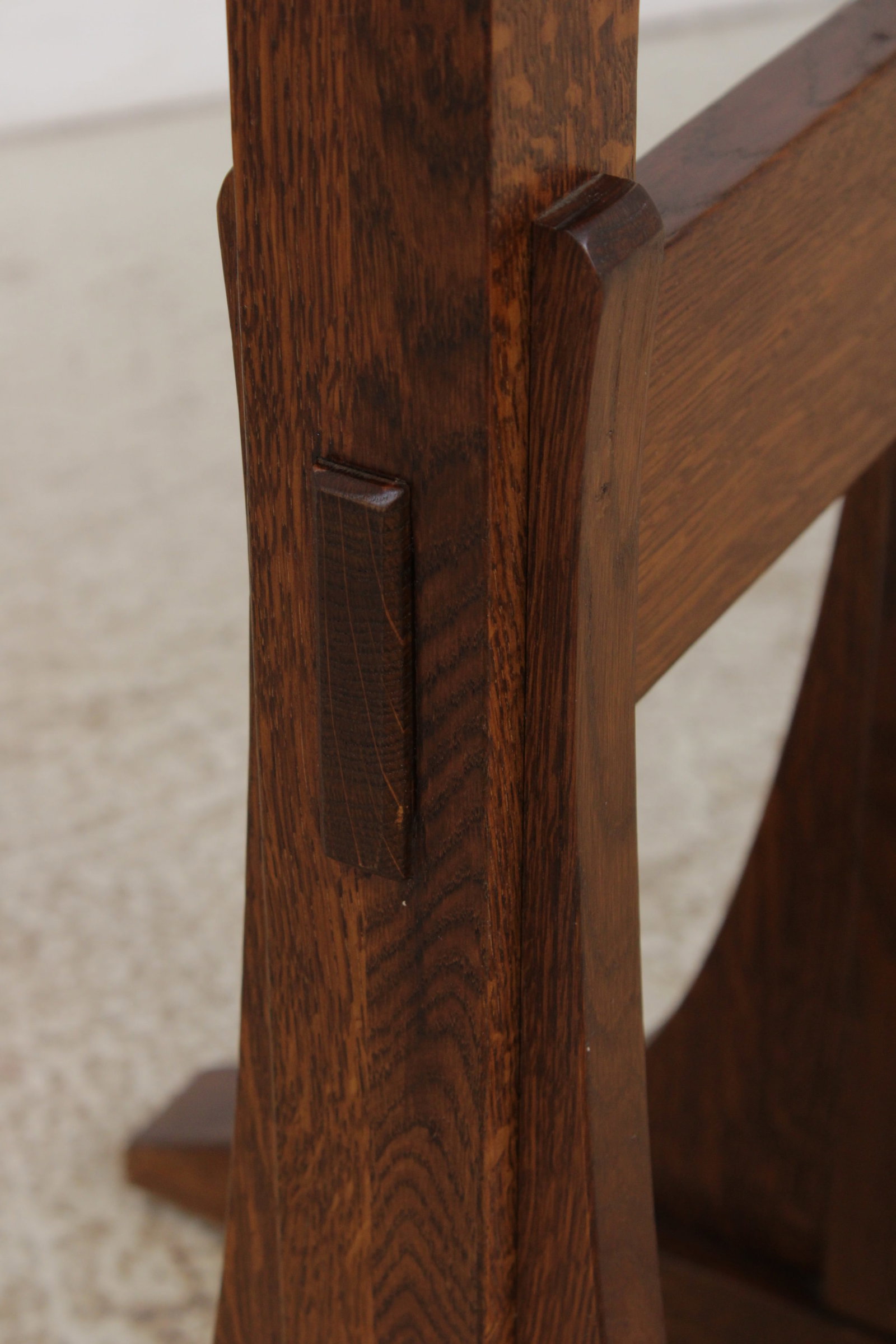 Stickley Mission Oak Double Coat Rack Hall Tree - 10