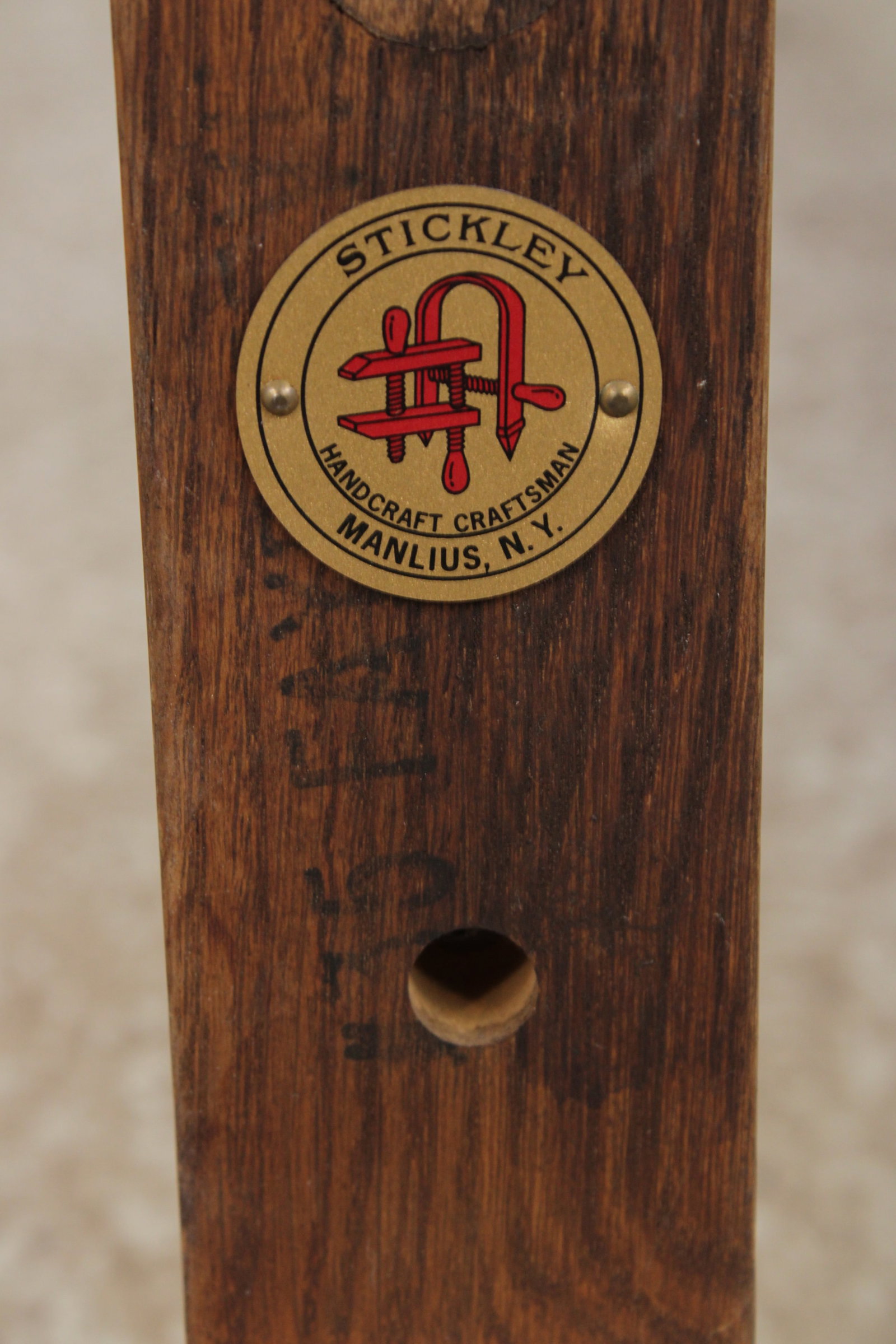 Stickley Mission Oak Double Coat Rack Hall Tree - 16