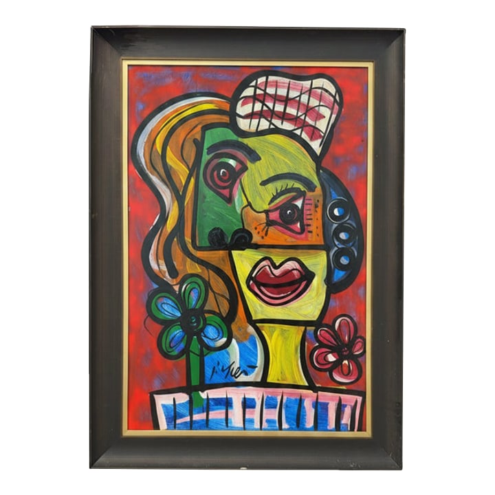 In Memory for My Friend Pablo Picasso, Peter Keil: Peter Keil is a German artist who focuses primarily on abstract expressionism. Keil painted with some of the greats, including Joan Miró, Pablo Picasso, and Andy Warhol, to name a few. This is a 