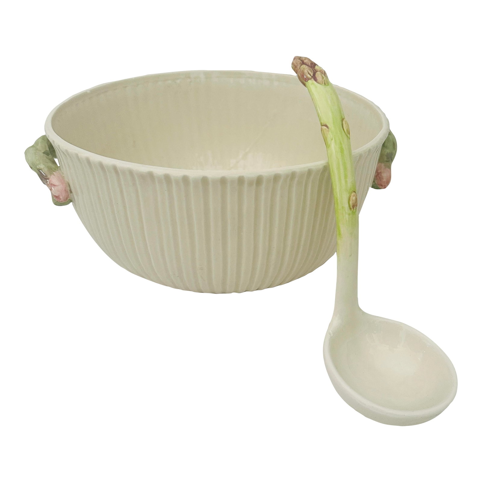 1990s Fitz and Floyd "Vegetable Garden" Soup Taureen: Fitz and Floyd "Vegetable Garden" Soup Taureen or Serving bowl. Perfect to mix and match with the cabbage collection for a garden party. I believe this is a soup taureen but it didn't have a lid when 