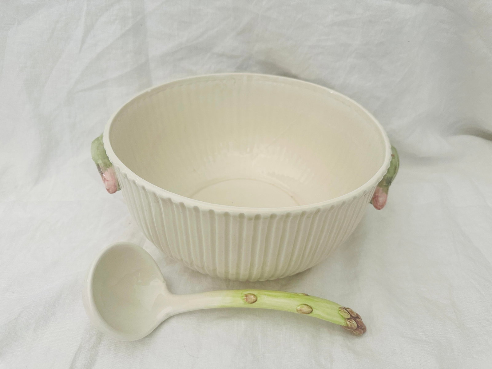 1990s Fitz and Floyd "Vegetable Garden" Soup Taureen - 2