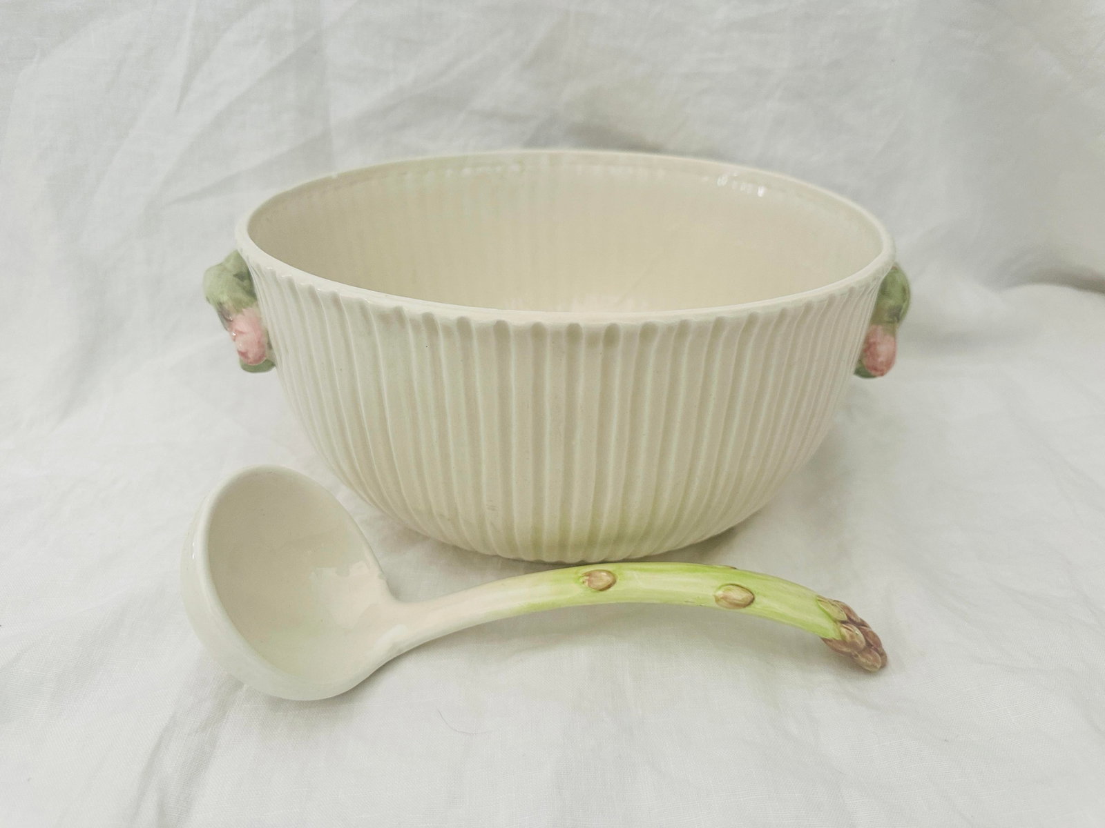 1990s Fitz and Floyd "Vegetable Garden" Soup Taureen - 5