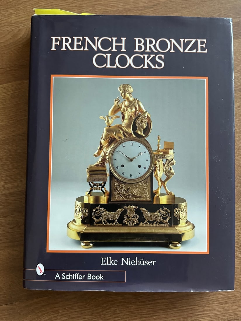 c.1820 Reiche Empire Gilt Ormolu Bronze Clock - 10