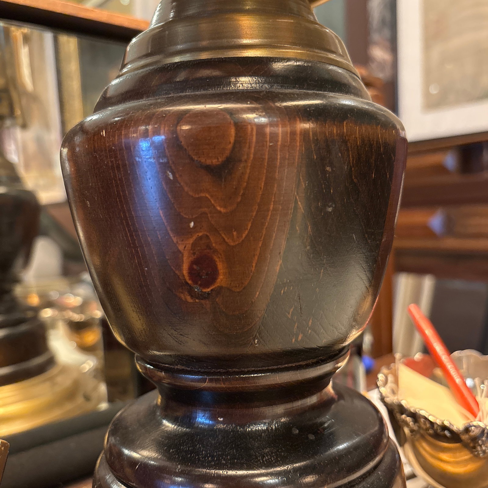 Antique Baldwin-Brockett Ship's Telegraph Lamp - 5