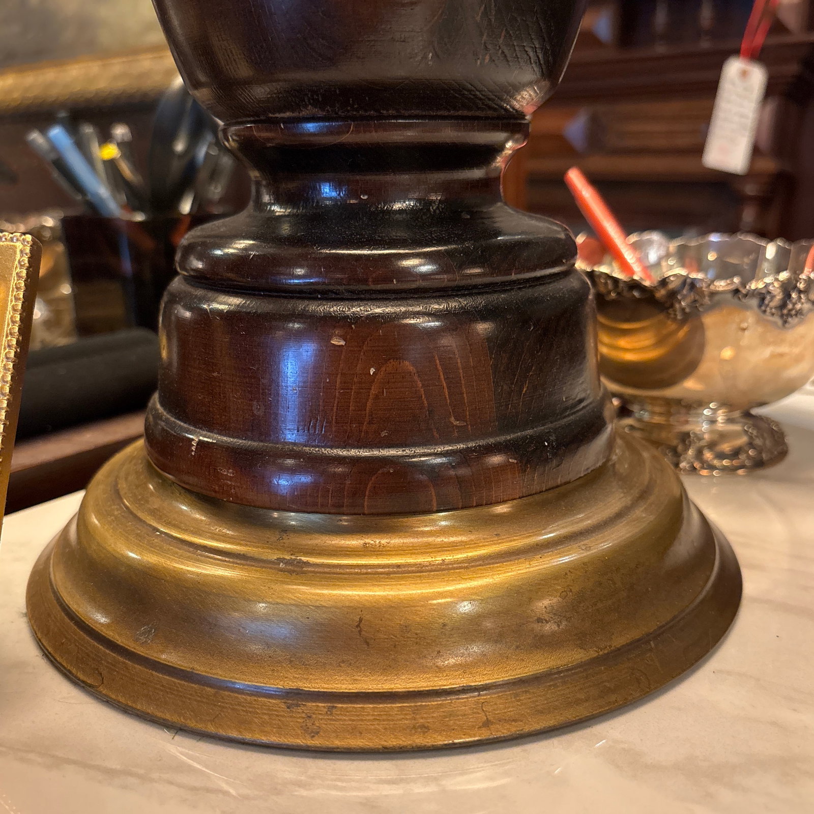 Antique Baldwin-Brockett Ship's Telegraph Lamp - 6