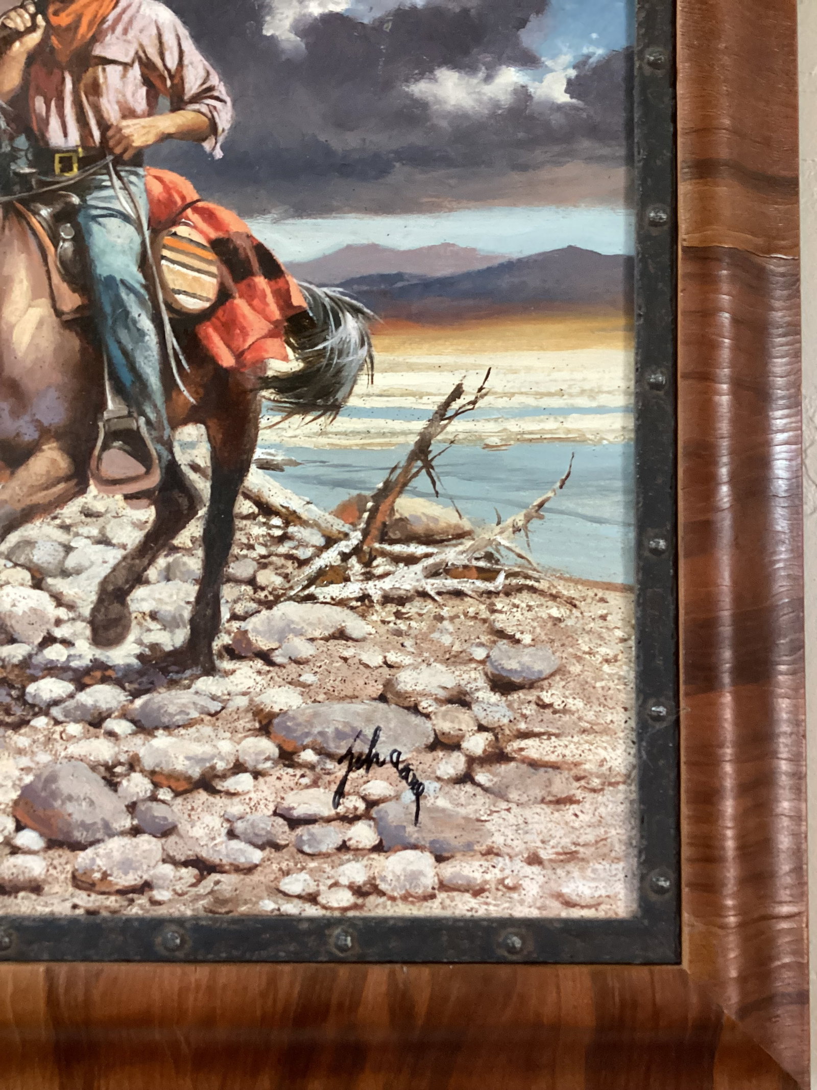Harry Schaare (1922-2008) "Glory Trail" Oil on Board C 1993. Signed Lower Right - 3