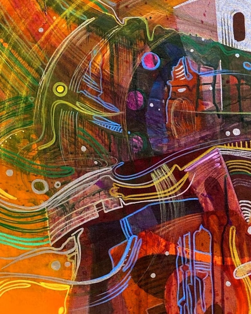 This, That, Acrylic Painting on Canvas, 2024, Ara Deinde - 3