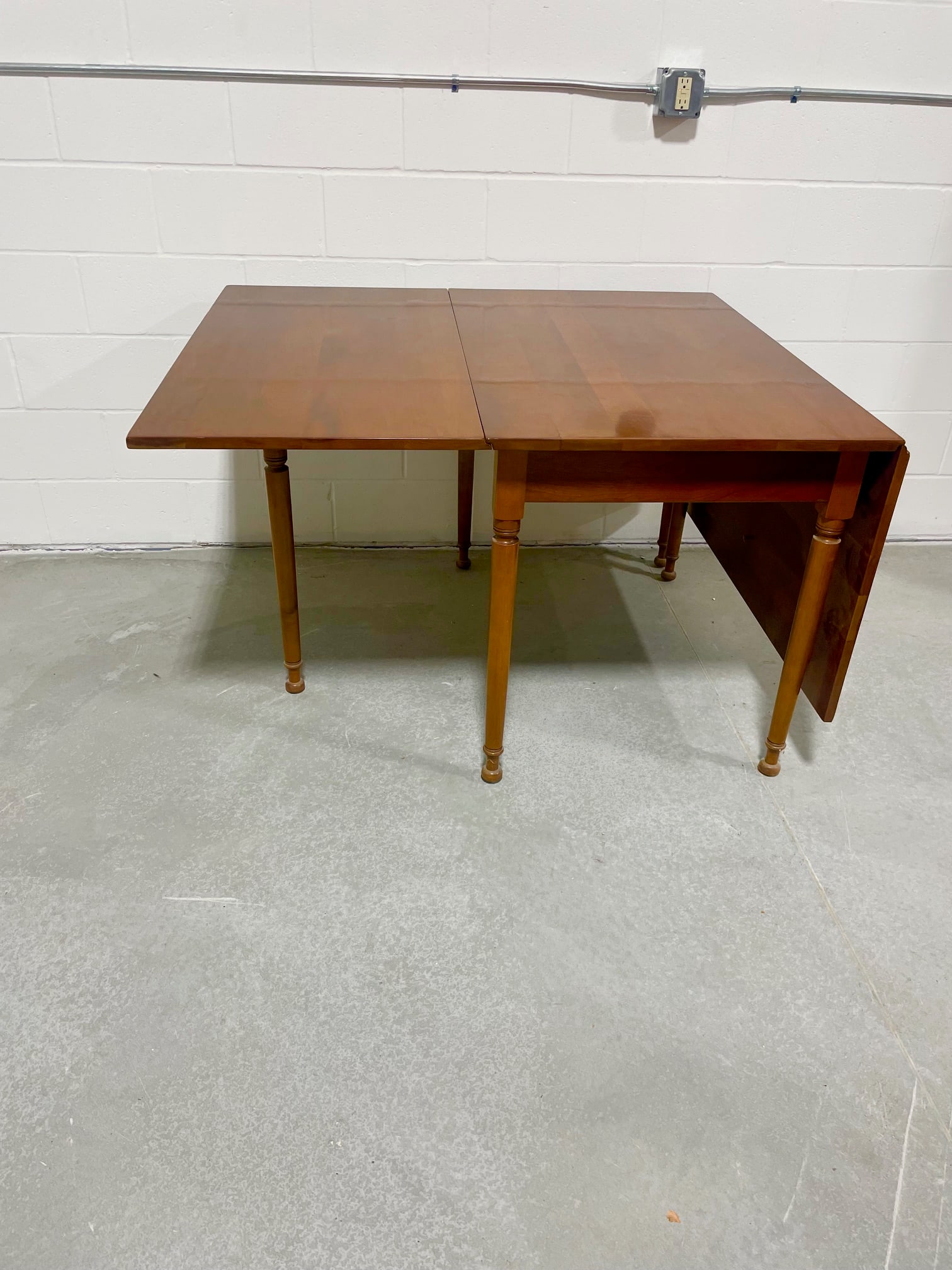 1953 Stickley Cherry Drop-Leaf Table - 2