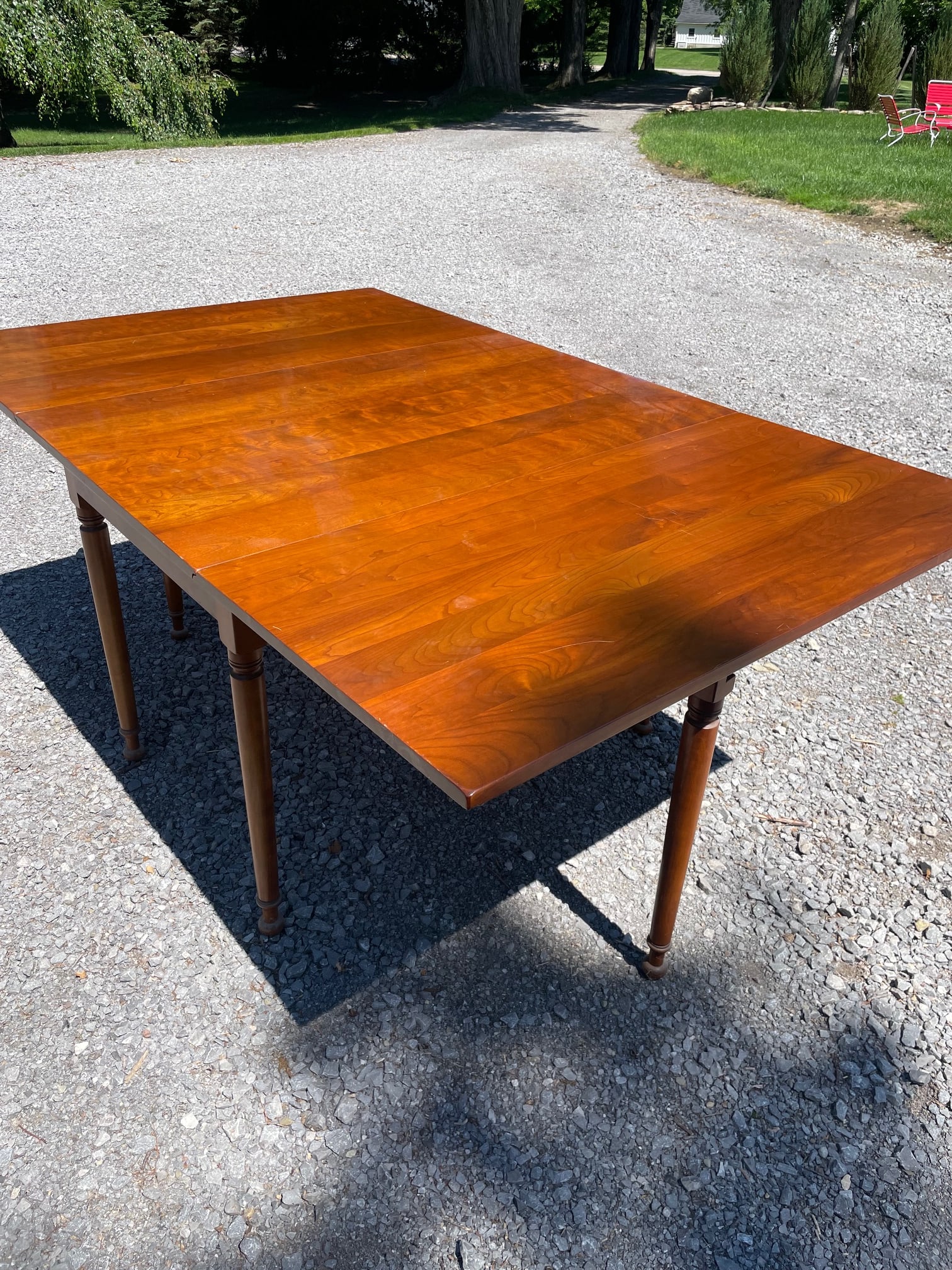1953 Stickley Cherry Drop-Leaf Table - 7