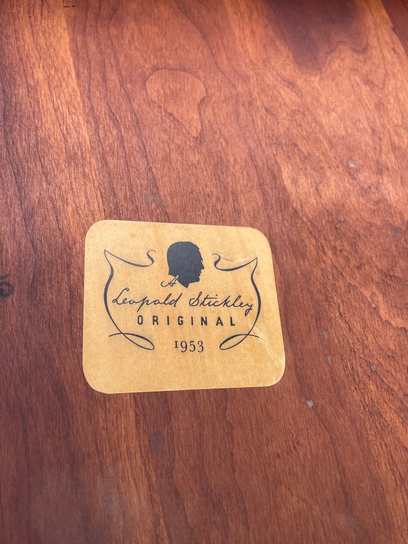 1953 Stickley Cherry Drop-Leaf Table - 8