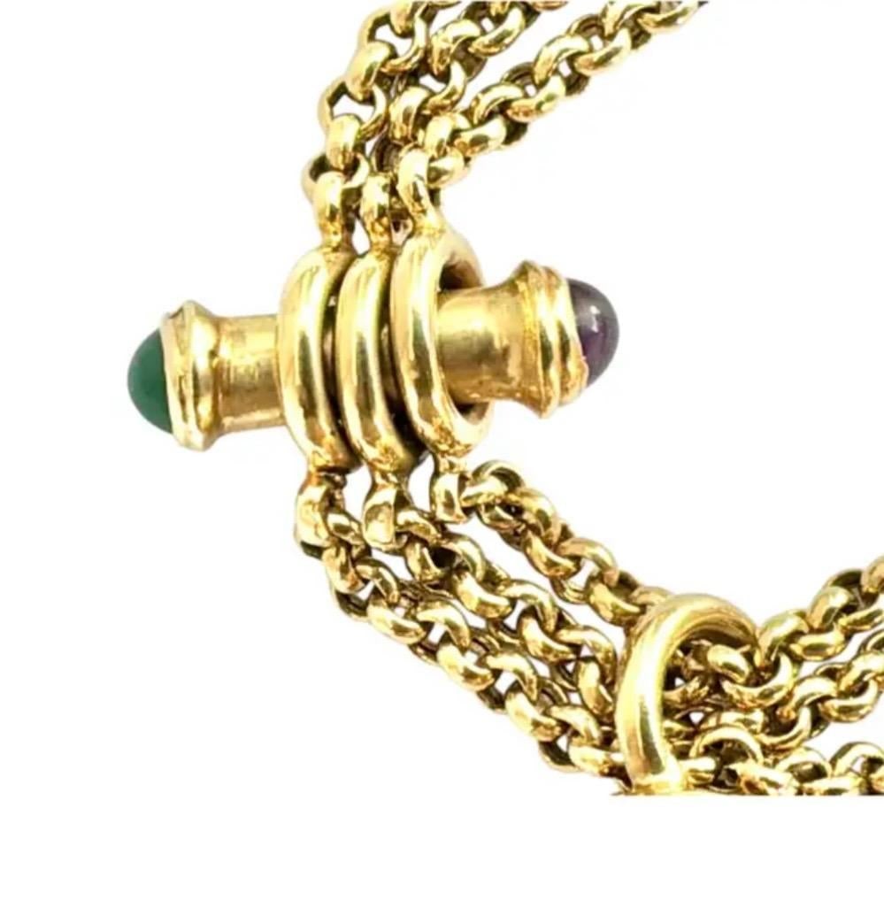 14k Gold Charm Bracelet Vintage - 6