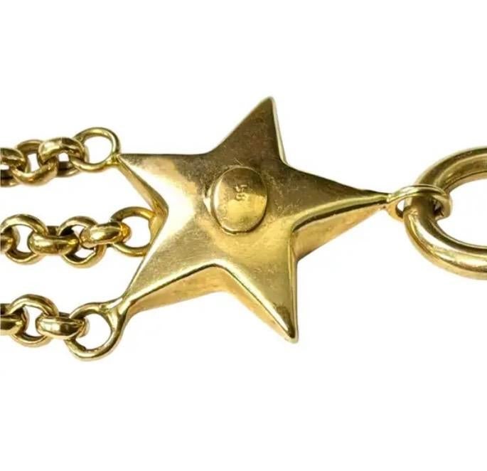 14k Gold Charm Bracelet Vintage - 7