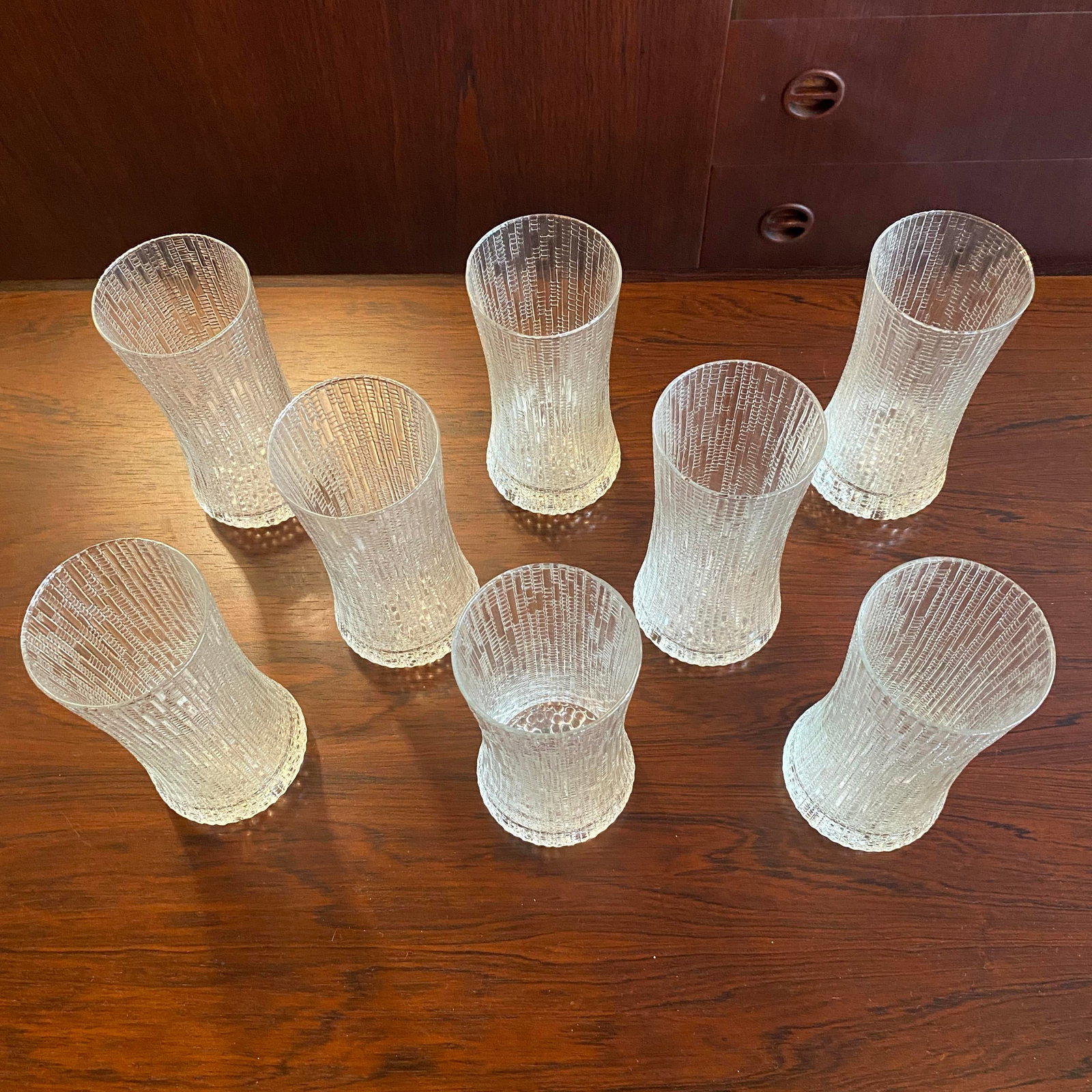 Mid 20th Century Mid-Century Iittala "Ultima Thule" Drinking Glasses by Tapio Wirkkala - Set of 8 - 3
