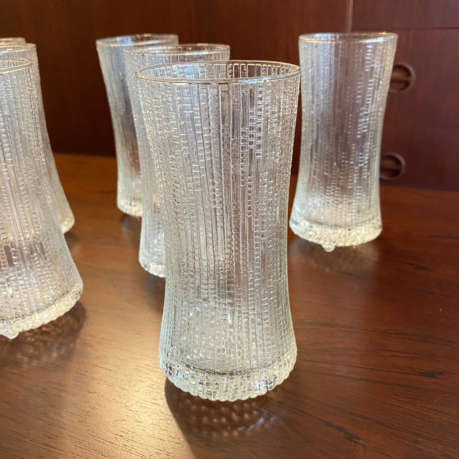 Mid 20th Century Mid-Century Iittala "Ultima Thule" Drinking Glasses by Tapio Wirkkala - Set of 8 - 5