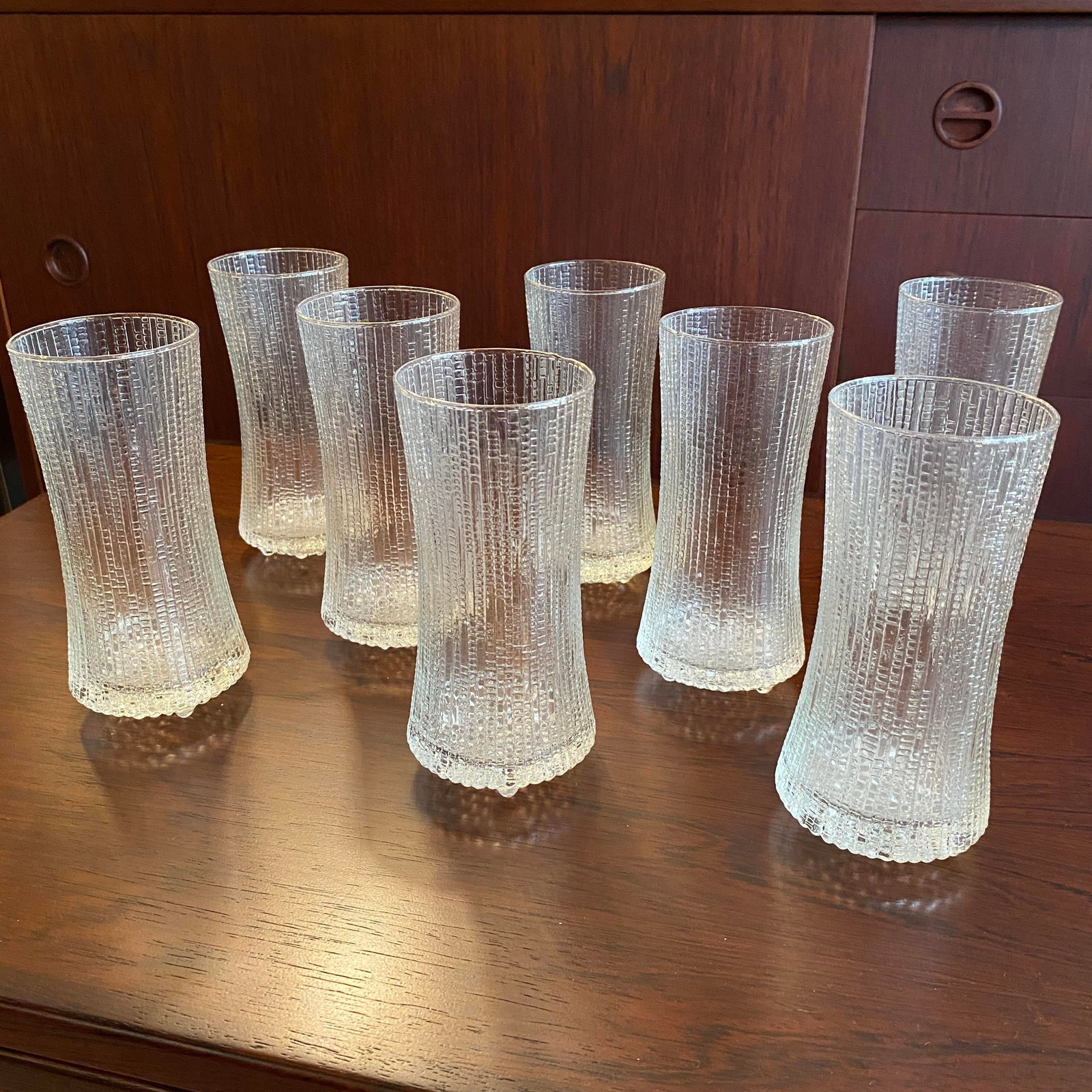 Mid 20th Century Mid-Century Iittala "Ultima Thule" Drinking Glasses by Tapio Wirkkala - Set of 8 - 6