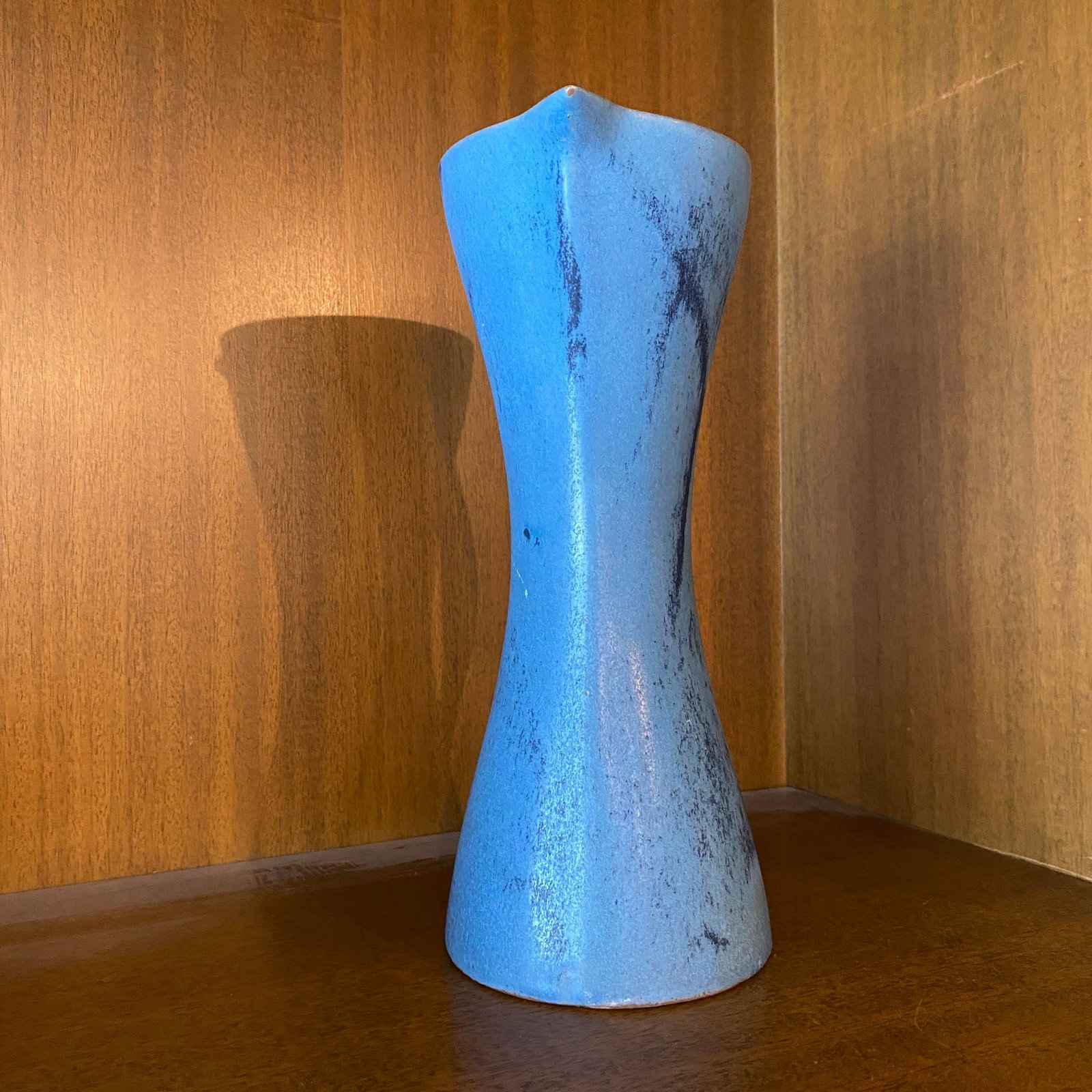 Mid 20th Century Mid-Century Modern Blue Ceramic Pitcher Vase by Weston Neil Andersen for Andersen D - 5