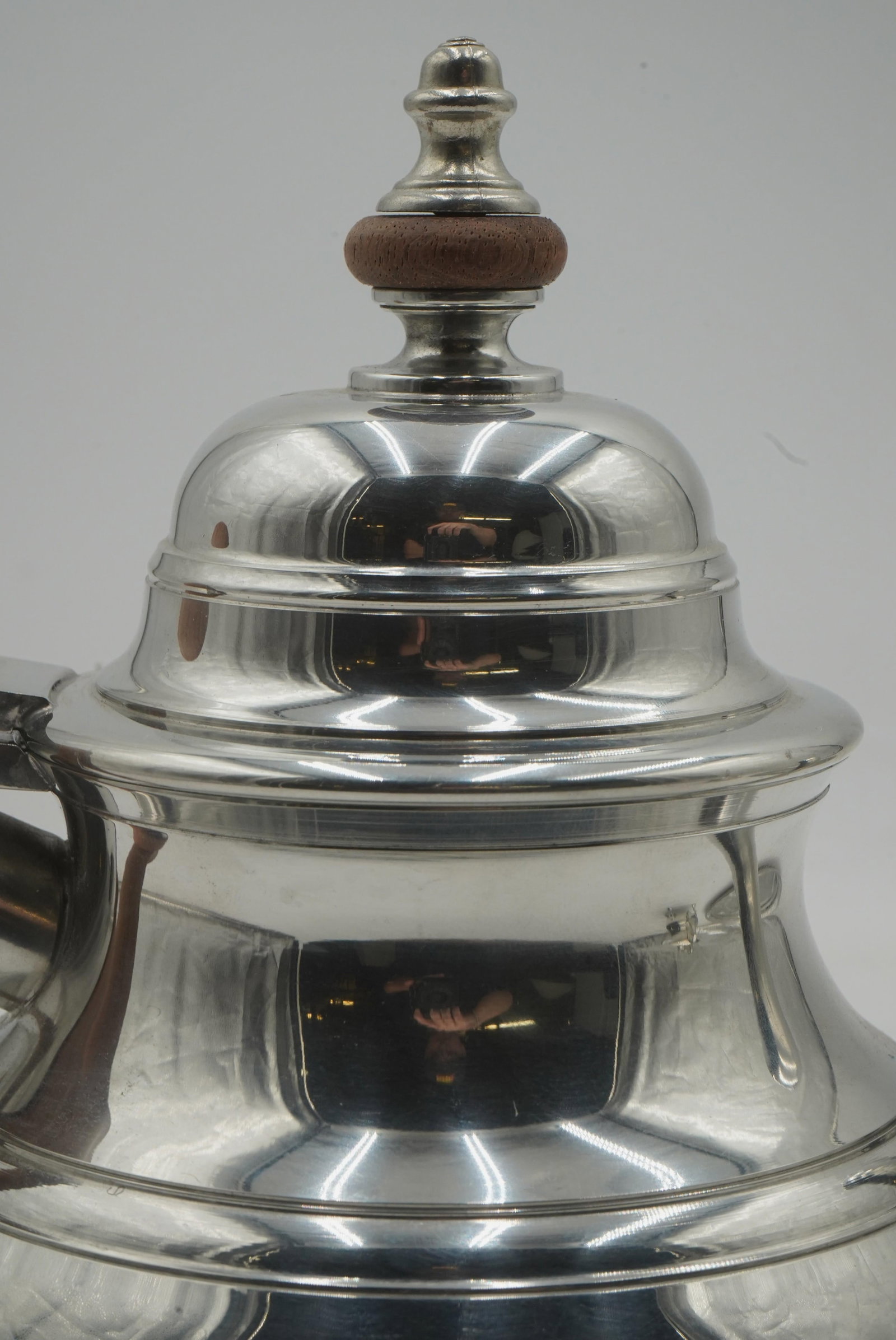1980s Kirk Stieff Pewter Colonial Williamsburg Tea Service - Set of 4 - 10