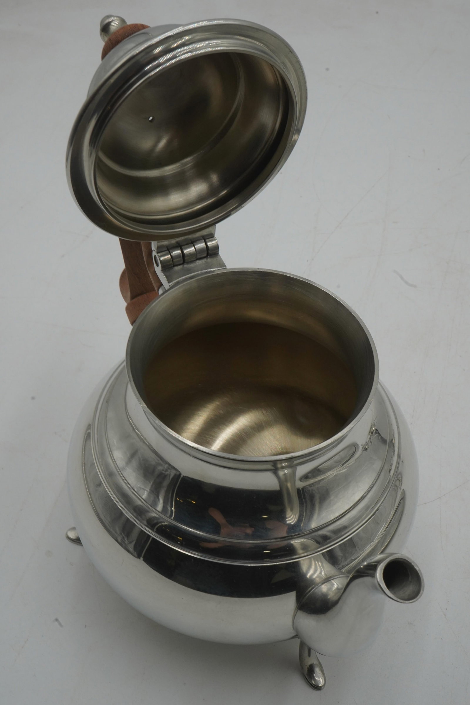 1980s Kirk Stieff Pewter Colonial Williamsburg Tea Service - Set of 4 - 9