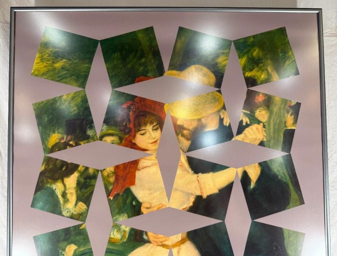 Renoir Revisited I" #1/5 "” Framed Collage, Herbert Simon Estate, 2007 - 4