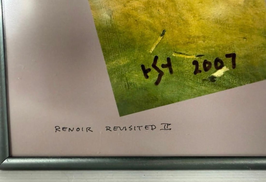 Renoir Revisited I" #1/5 "” Framed Collage, Herbert Simon Estate, 2007 - 6