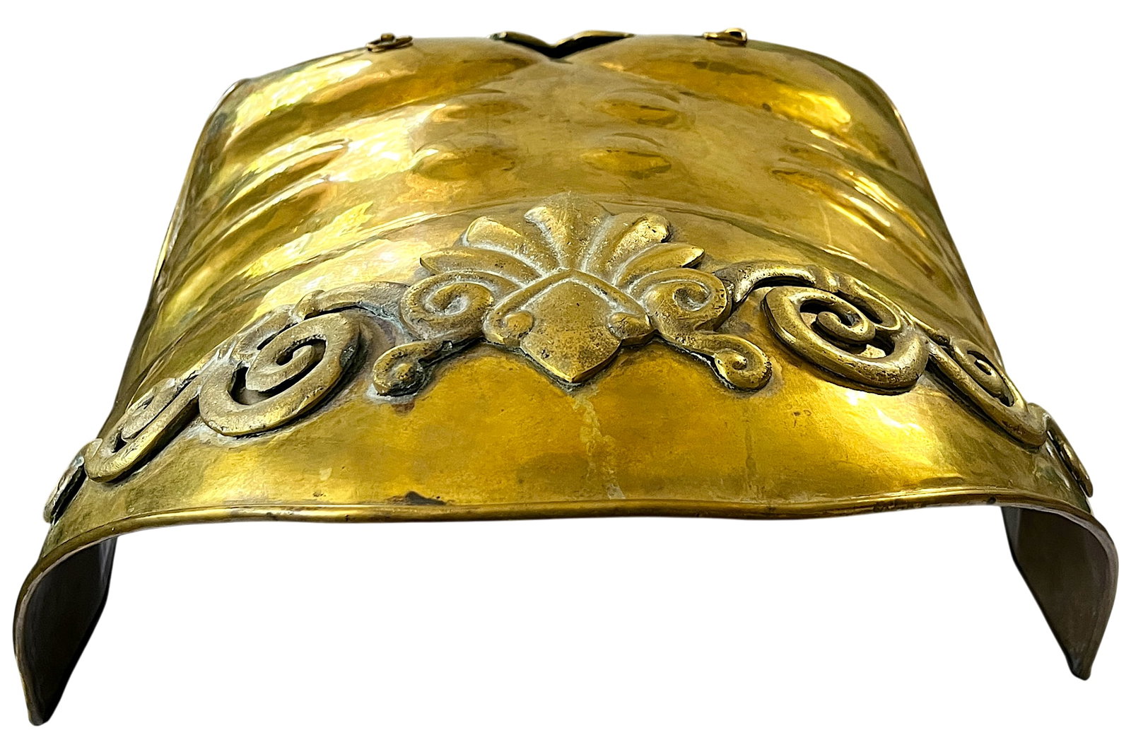 Mid 20th Century Roman Style Life-Size Brass Cuirass Wall Sculpture With Medusa Relief - 6