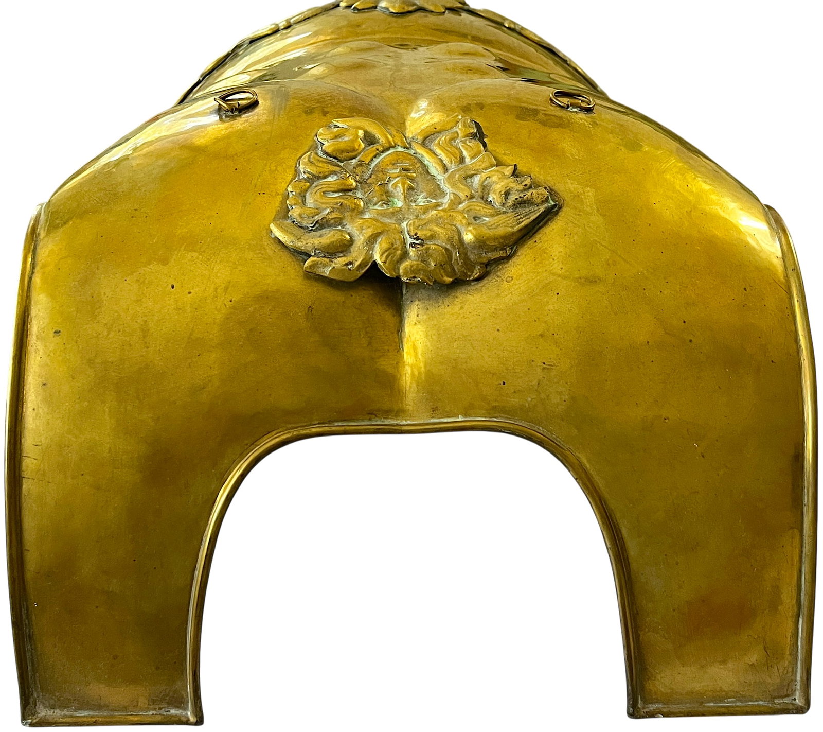 Mid 20th Century Roman Style Life-Size Brass Cuirass Wall Sculpture With Medusa Relief - 8