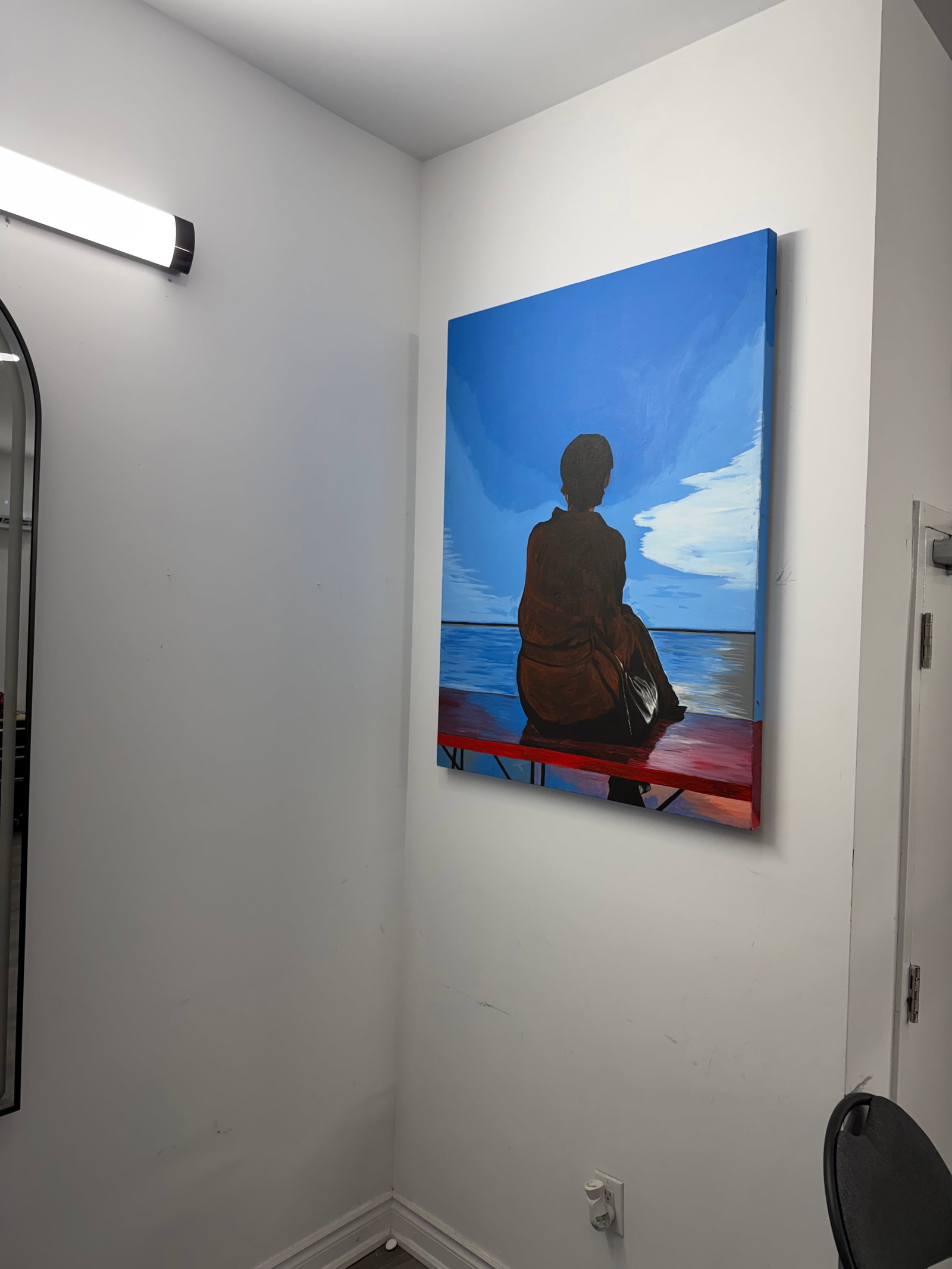 Waiting for Tomorrow Emmanuel Akolo (2025) Acrylic on Canvas - 2