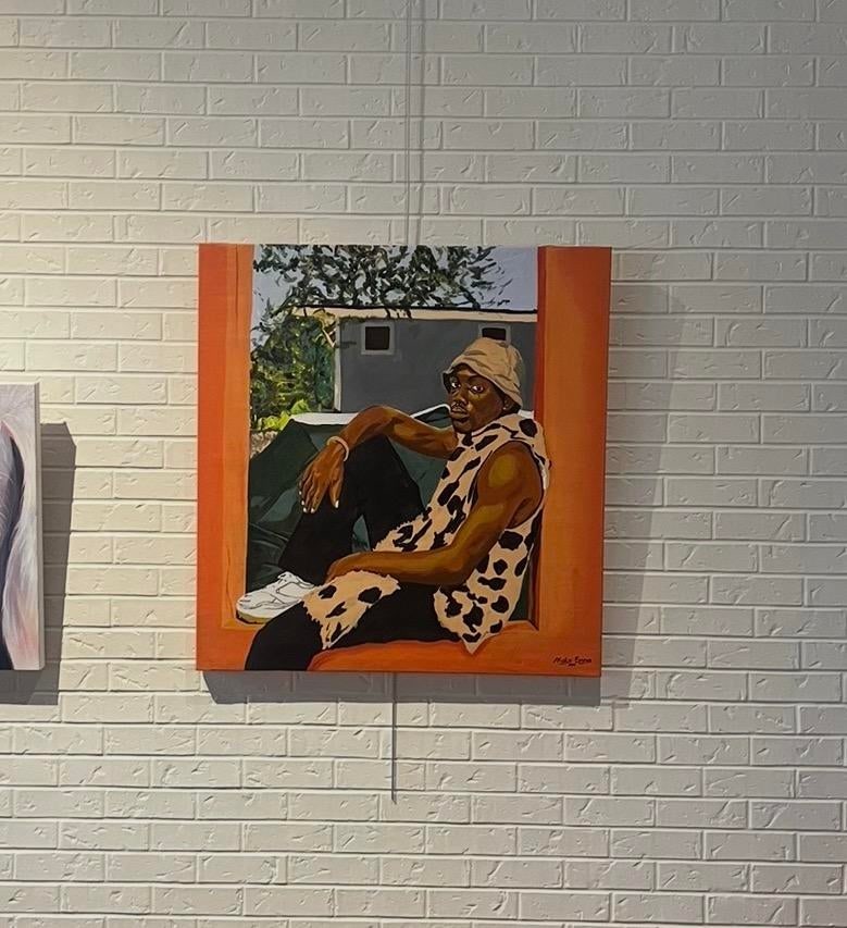 Emmanuel Akolo Uncharted Territory, Acrylic Painting on Canvas, 2023 - 3
