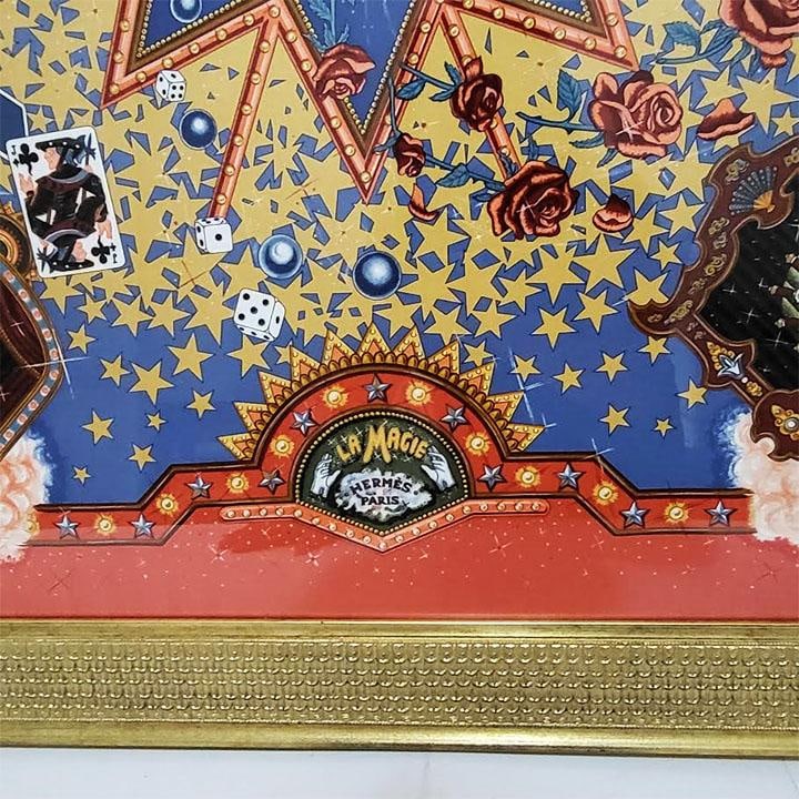 Framed Vintage Hermès "La Magie" Silk Scarf by Claudia Stuhlhofer-Mayr 1999 - 10