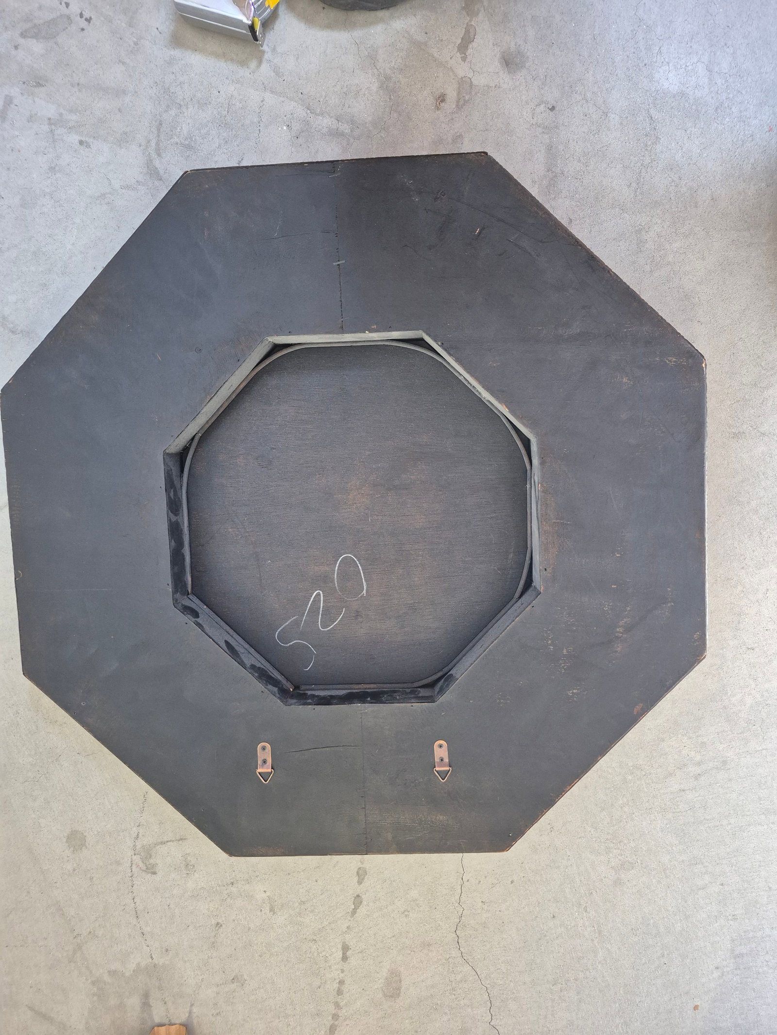 Vintage Boho Chic Octagonal Wall Mirror - 3