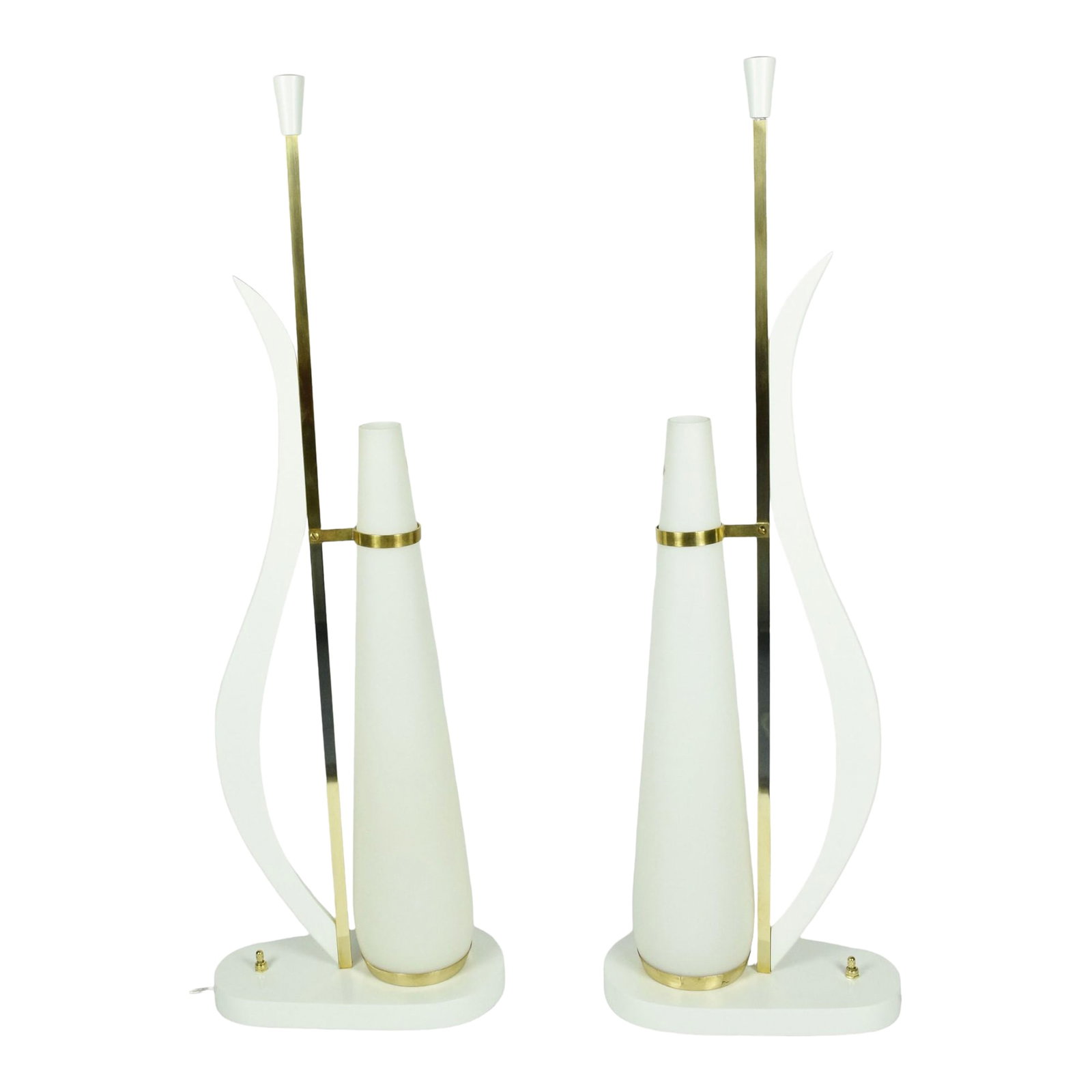 1970s Murano Glass Table Lamps - a Pair (1 of 8)