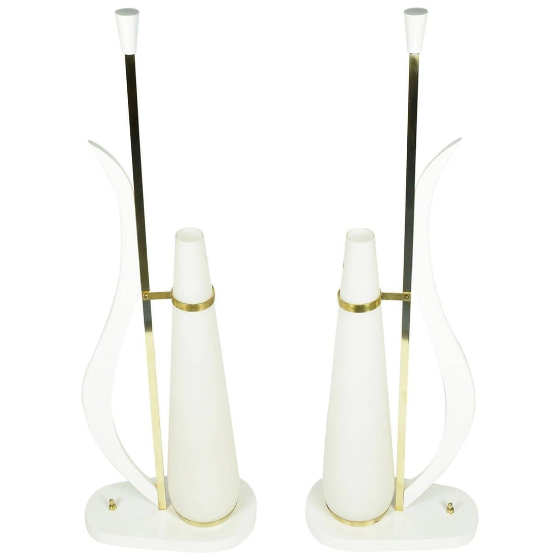 1970s Murano Glass Table Lamps - a Pair - 2