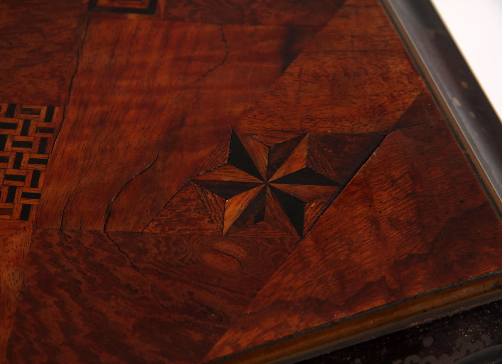 Antique Late 19th Century Japanese Marquetry & Lacquer Jewelry Box - 7