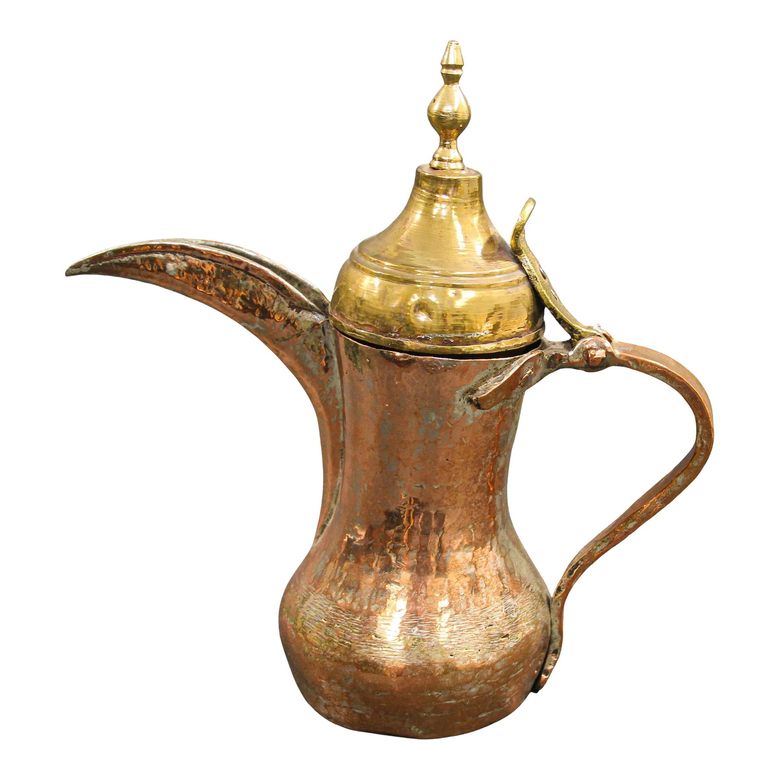 Middle Eastern Arabian Tinned Copper Dallah (1 of 13)