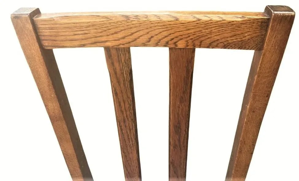 Scottish Arts & Crafts Quarter Sawn Oak Dining Chairs by F. H. Marshall - Set of 4 - Early 20th Cent - 2