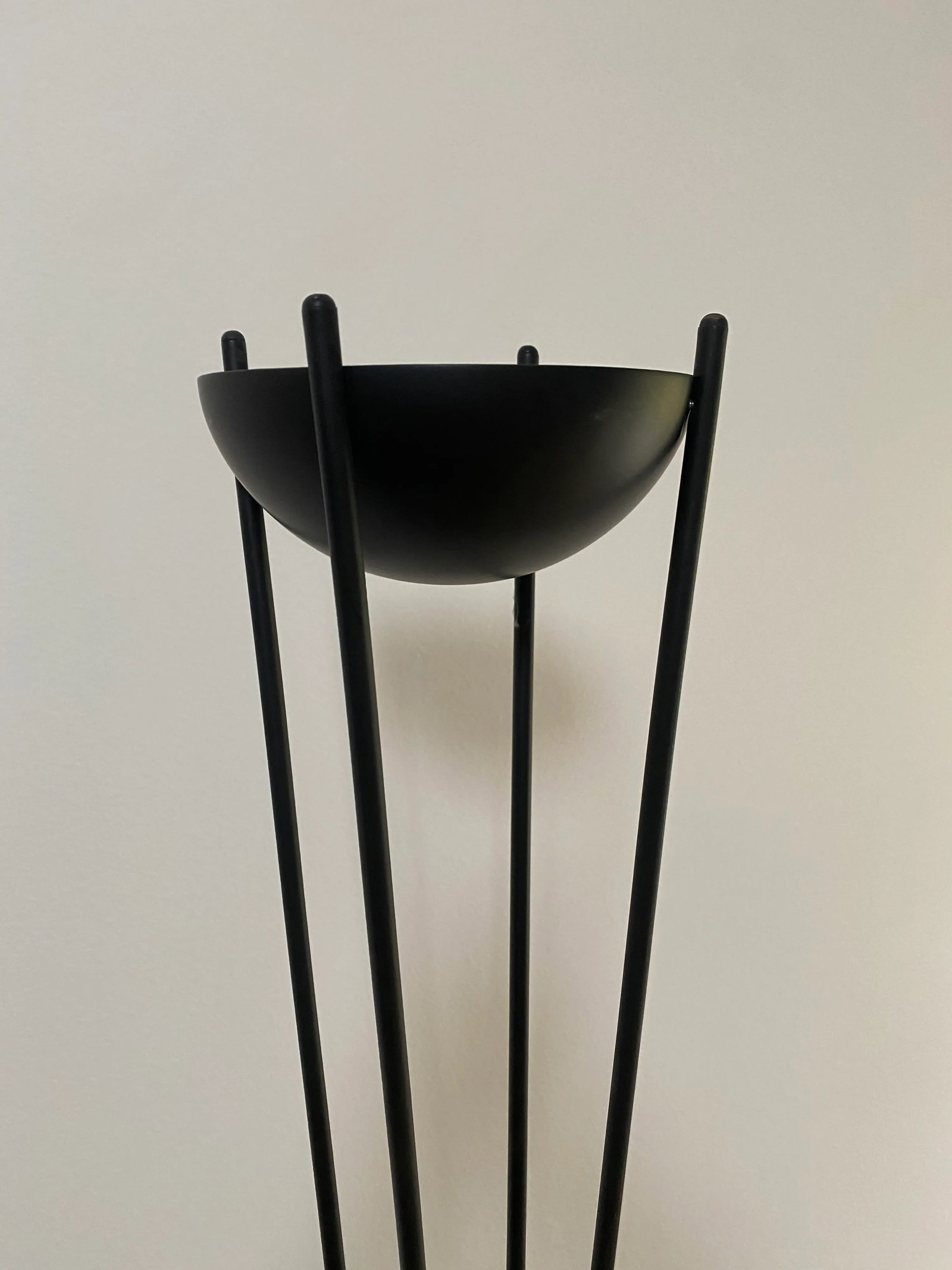 Post Modern Black Floor Lamps by Koch & Lowy - a Pair - 6