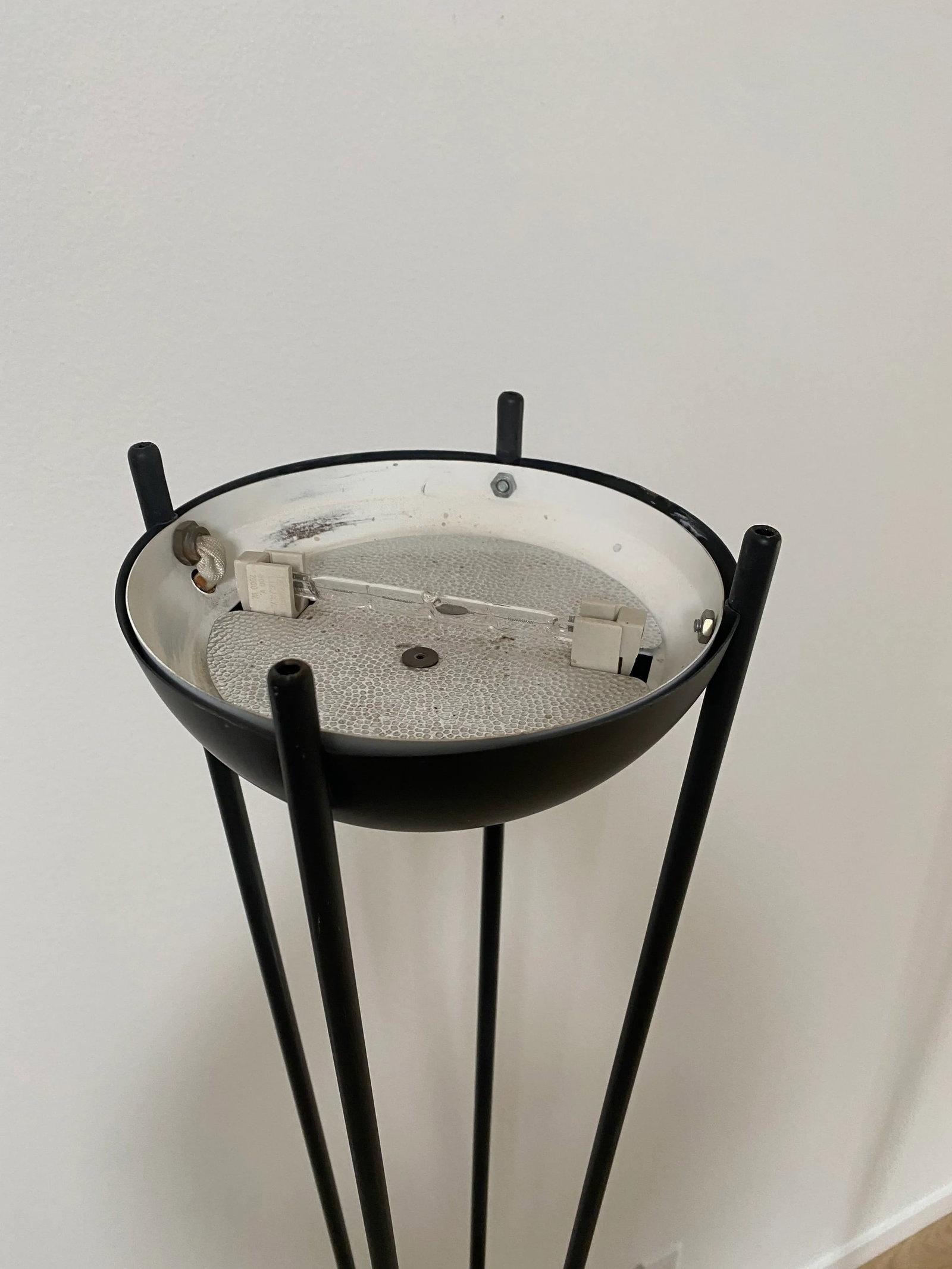 Post Modern Black Floor Lamps by Koch & Lowy - a Pair - 8