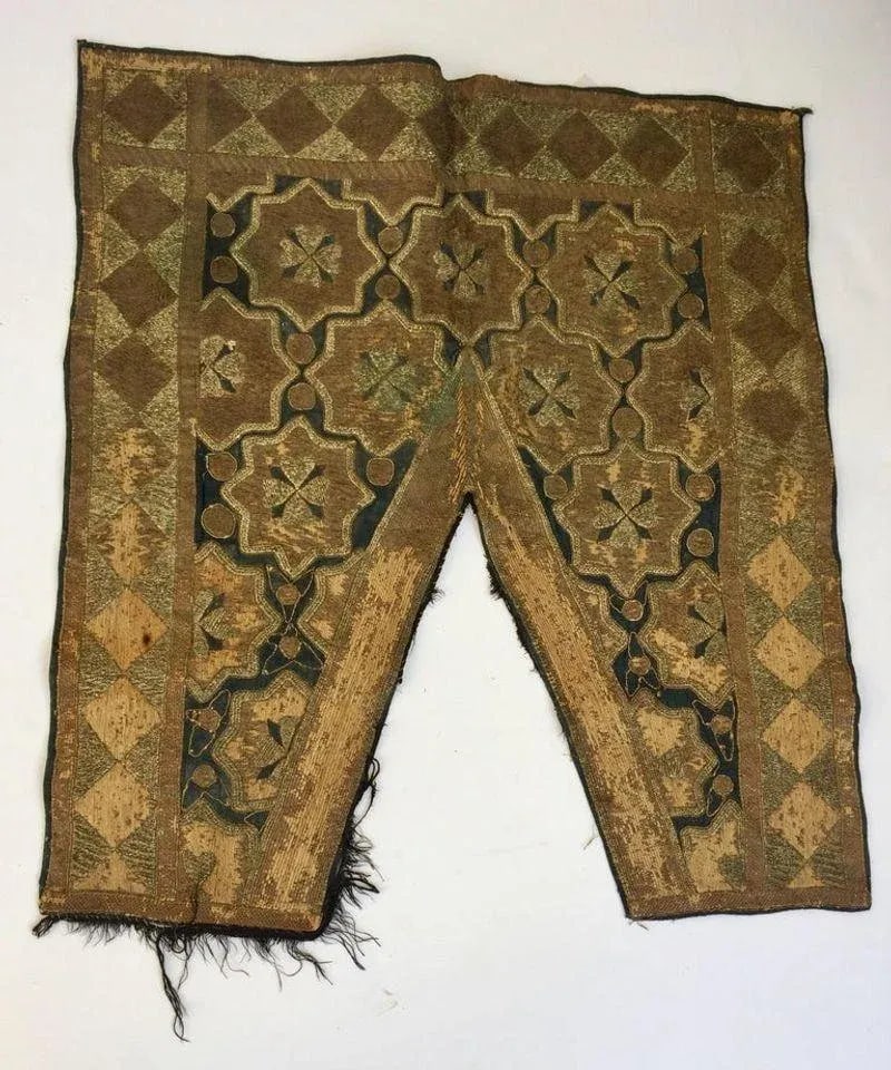 19th Century Ottoman Moorish Metallic Threads Embroidered Textile - 9