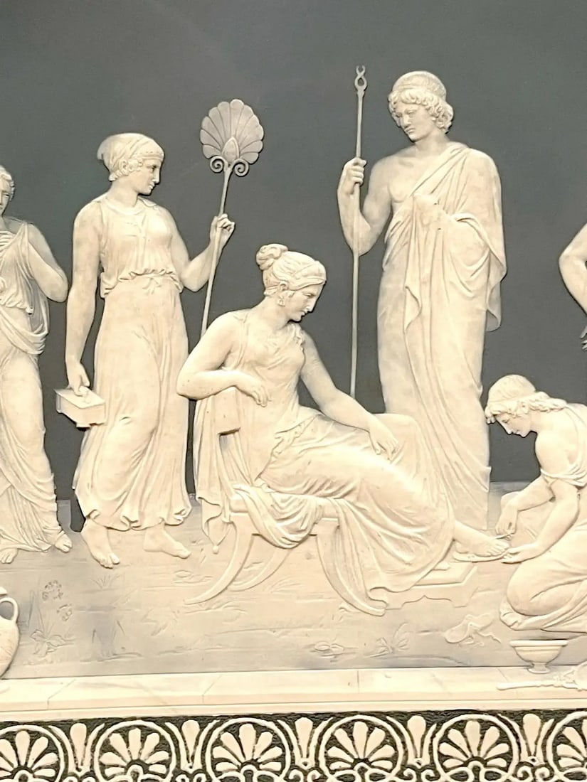 Late 19th Century Jean Baptist Stahl Pate-Sur-Pate / Phanolith Neoclassical Court Scene Charger - 10