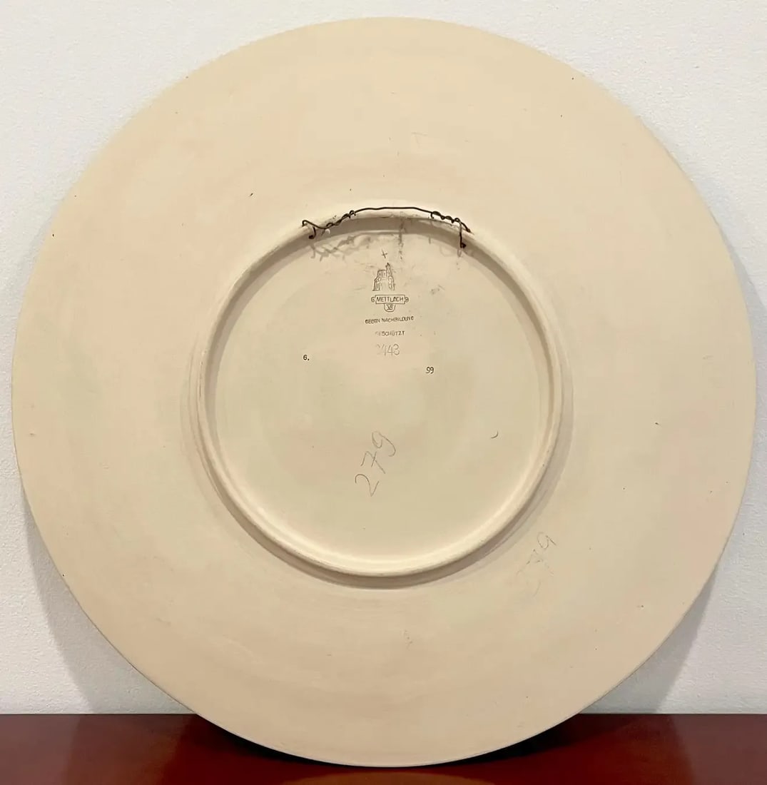 Late 19th Century Jean Baptist Stahl Pate-Sur-Pate / Phanolith Neoclassical Court Scene Charger - 3