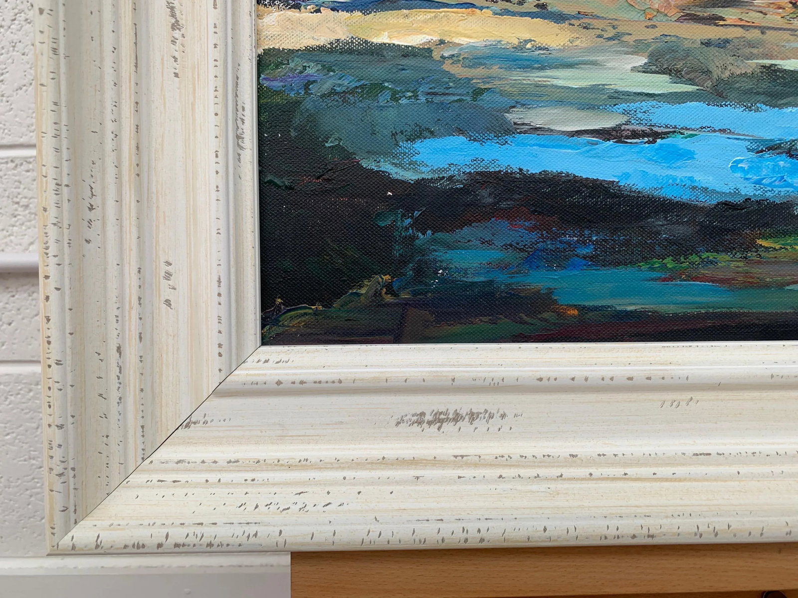 Colourful Expressive Abstract Mountain Landscape by Contemporary British Artist - 7