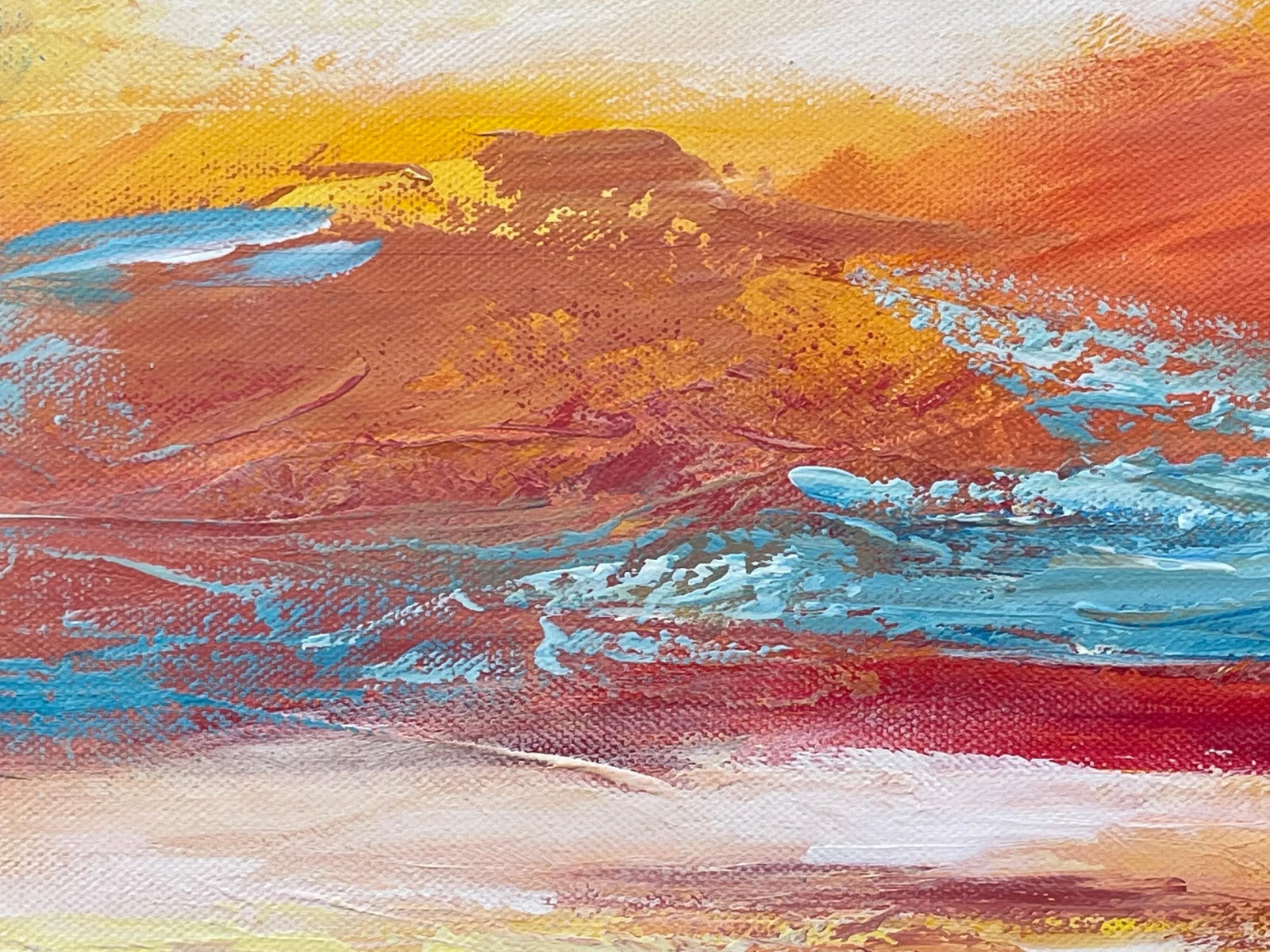 Colourful Impressionist Abstract Landscape by Contemporary British Artist - 10