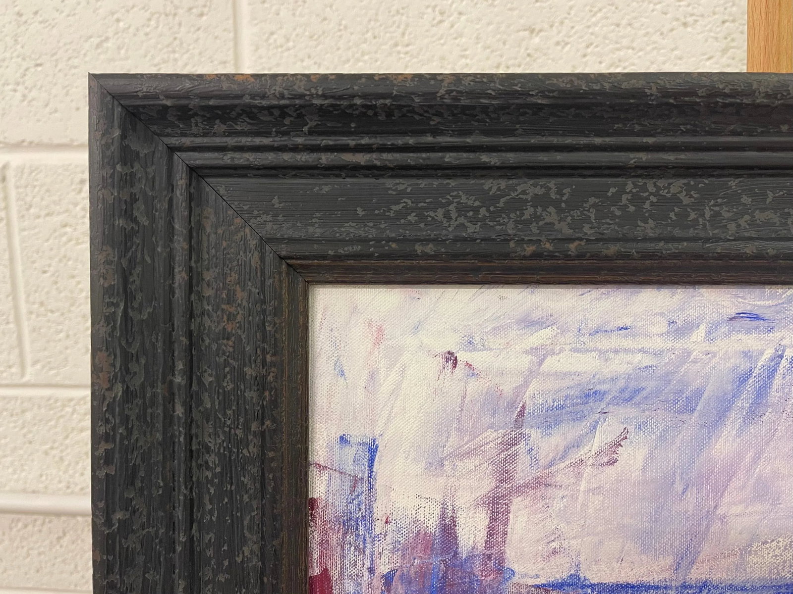 Blue Mountain Abstract Expressionist Painting by Contemporary British Artist - 8