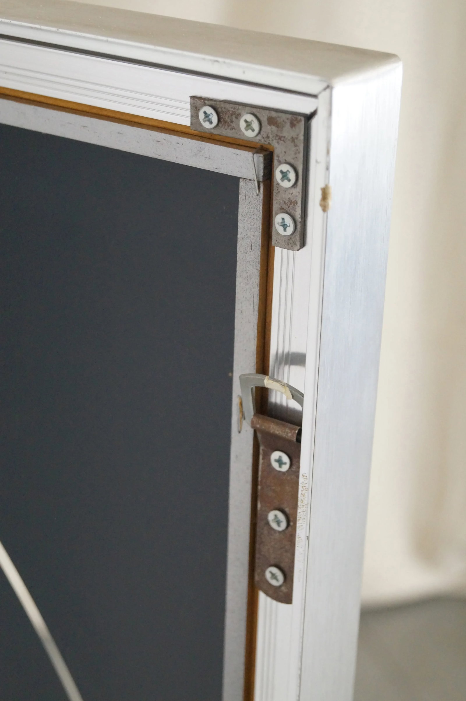 Vanguard Mid-Century Square Chrome Wall Mirrors - A Pair - 7