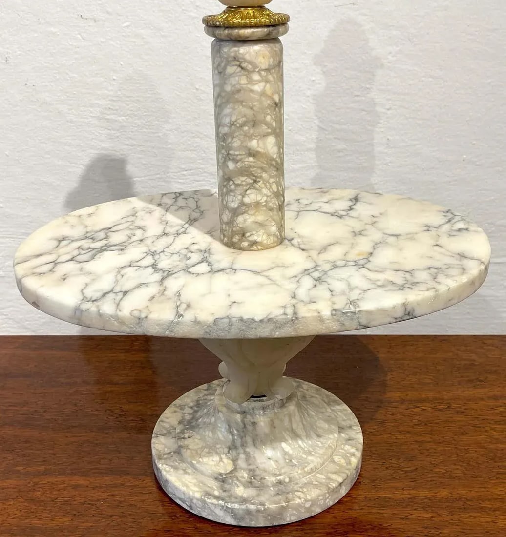 Early 20th Century Antique French Neoclassical Marble & Ormolu Pastry Centerpiece / Tazza - 10