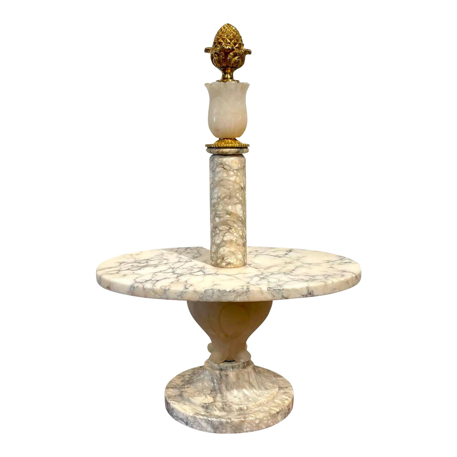 Early 20th Century Antique French Neoclassical Marble & Ormolu Pastry Centerpiece / Tazza: Antique French Neoclassical marble & Ormolu pastry Tazza France, Circa 1900s Of substantial size, a rare find, by repute, the provenance is said to be from the famed French 'Stohrer Patisserie'