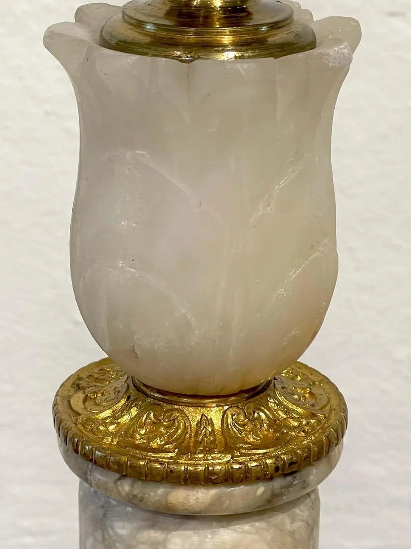 Early 20th Century Antique French Neoclassical Marble & Ormolu Pastry Centerpiece / Tazza - 9