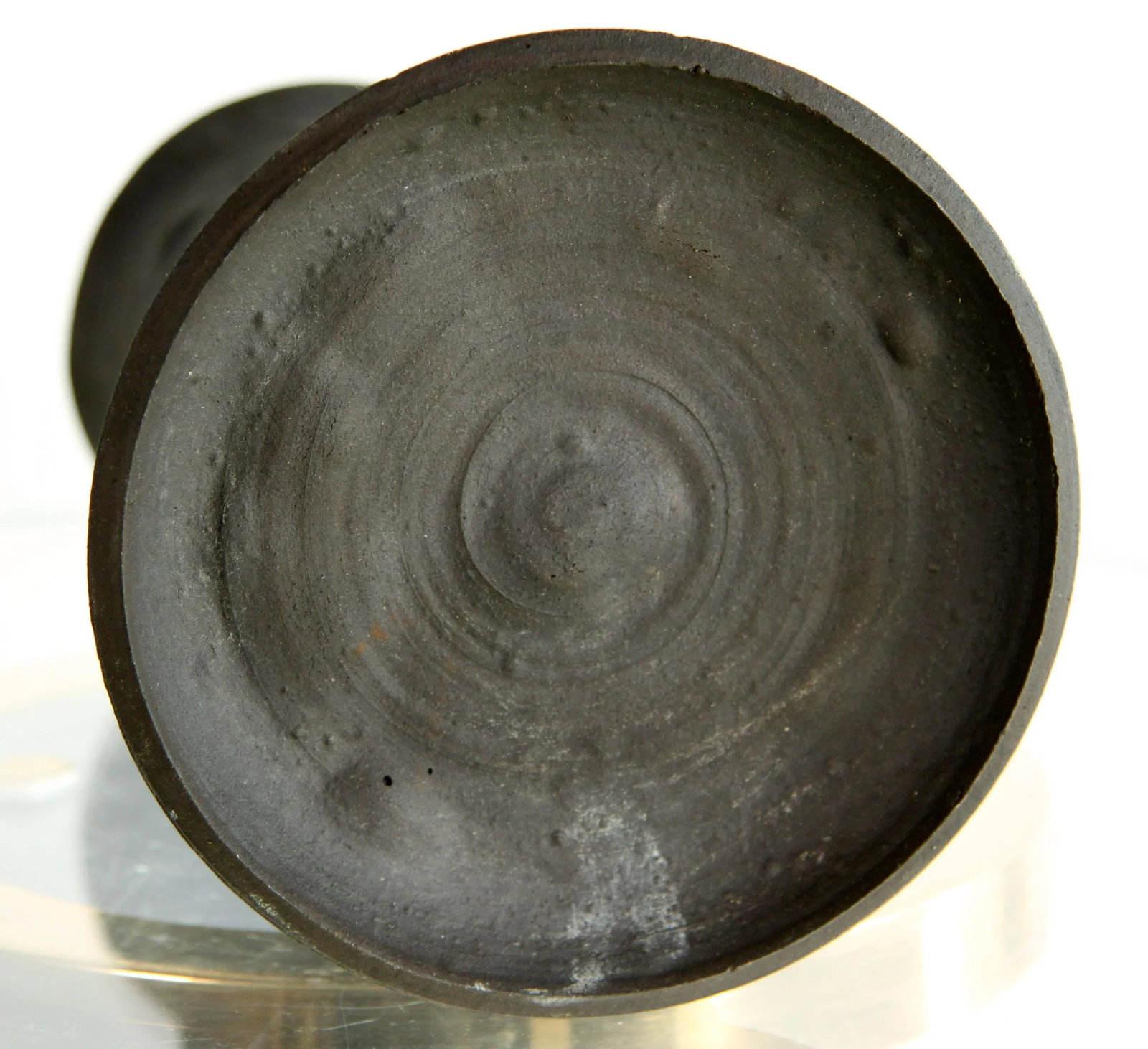 Vintage Black Mid Century Brutalist Ceramic Art Pottery Vase - 6
