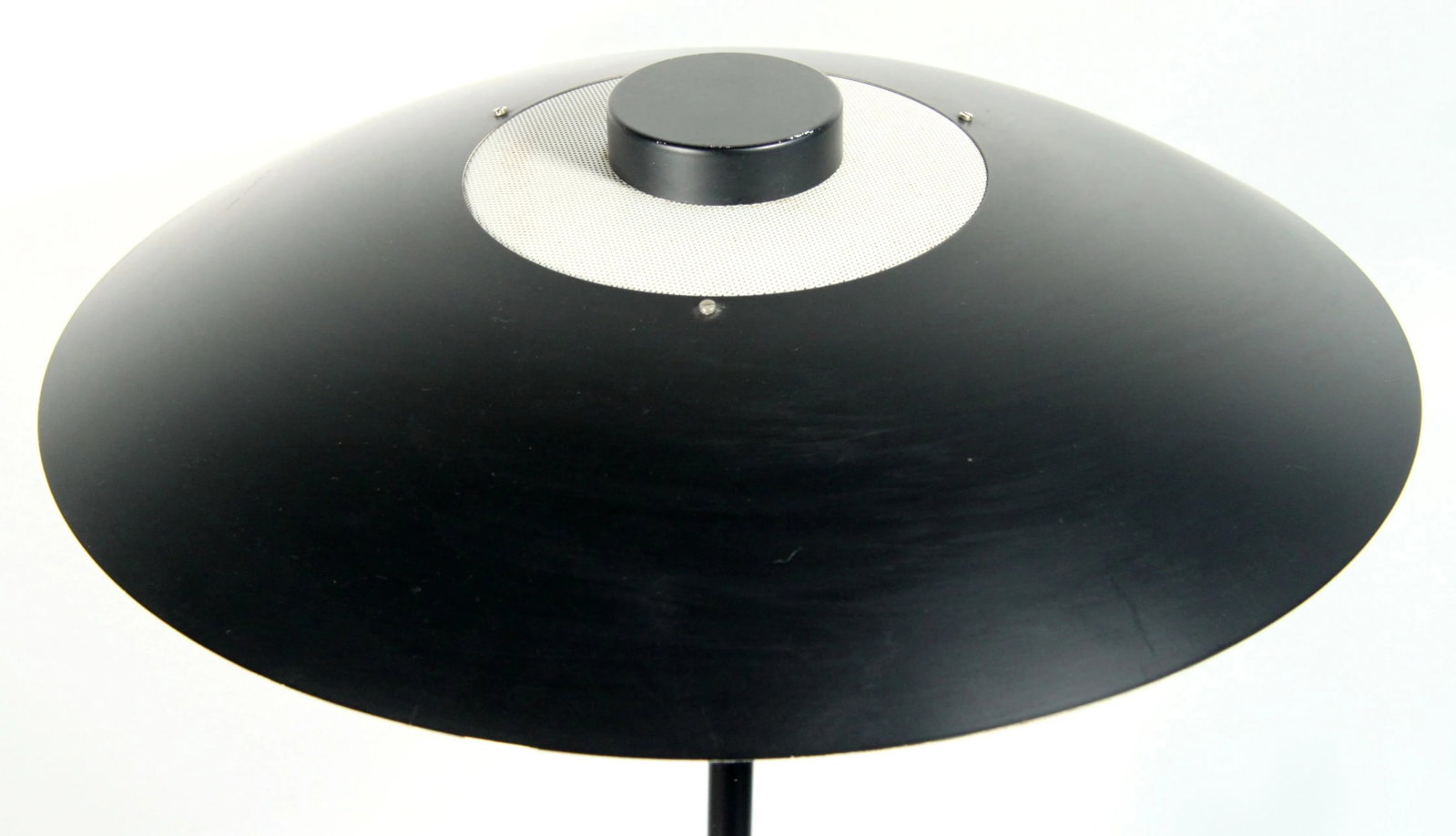 Vintage Danish Modern Black Table Lamp by Jo Hammerborg for Fog & Morup of Denmark - 3