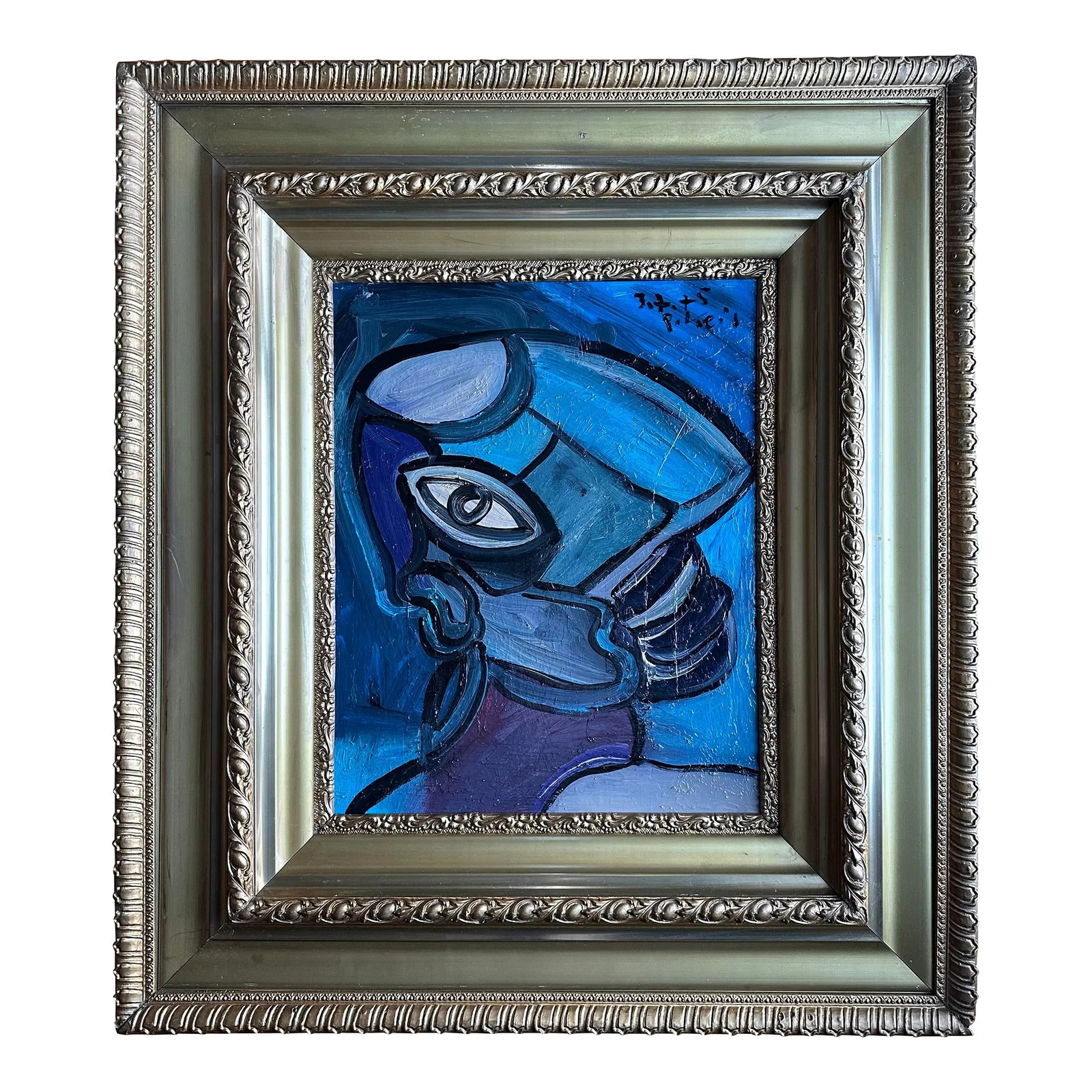 Peter Keil, 1975: Peter Keil is a German artist who focuses primarily on abstract expressionism. Keil painted with some of the greats, including Joan Miró, Pablo Picasso, and Andy Warhol, to name a few. This is a